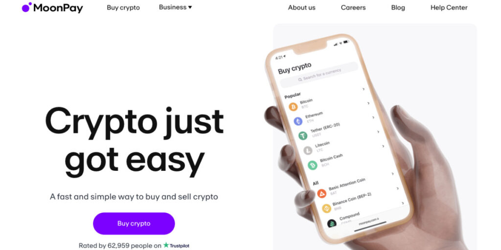 Sites Like Moonpay Sites Like Moonpay