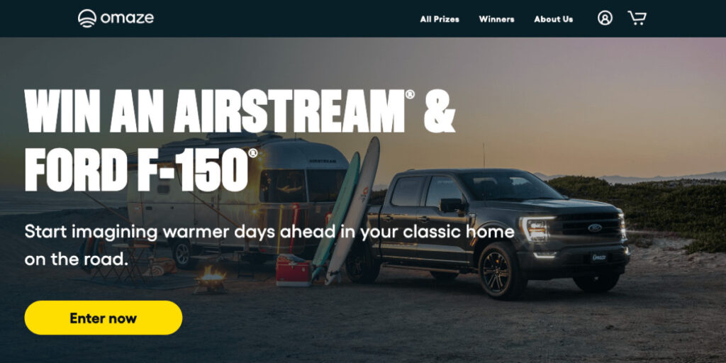 Websites Like Omaze Websites Like Omaze